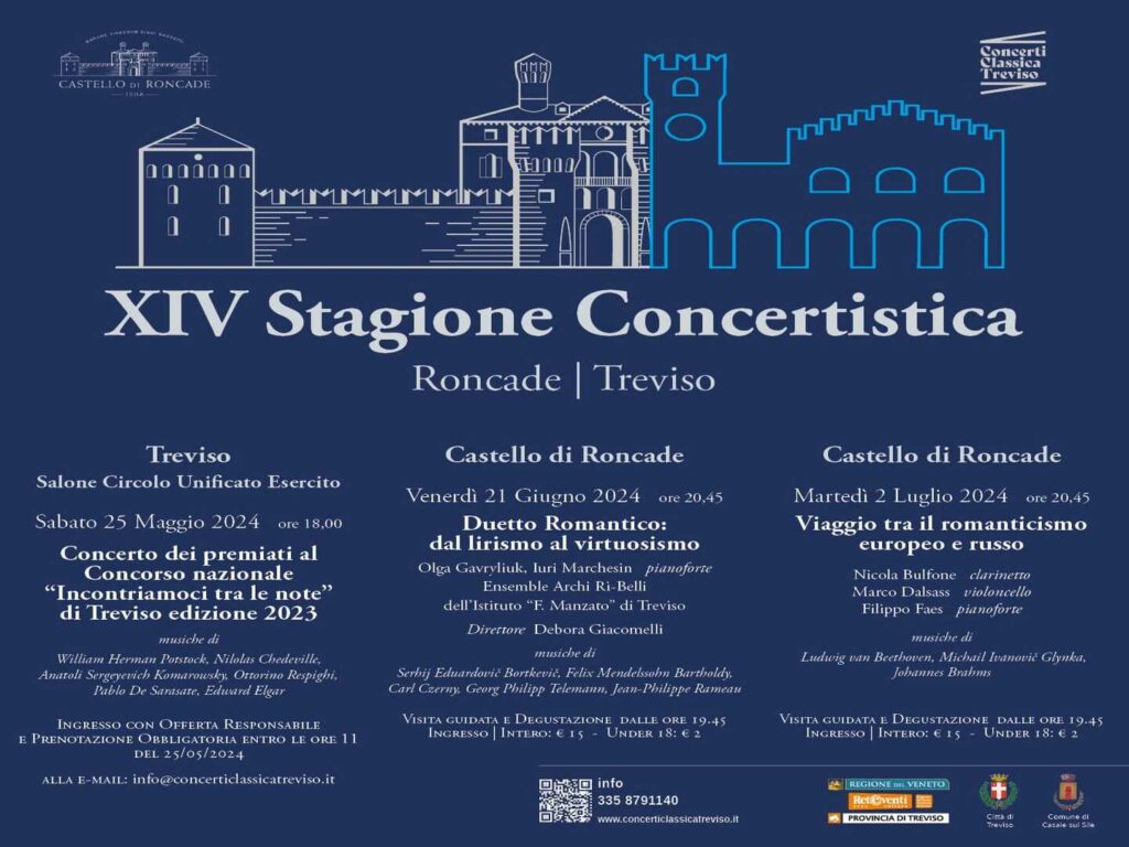Gavryliuk-Marchesin XIV Stagione Concertistica Roncade | Treviso